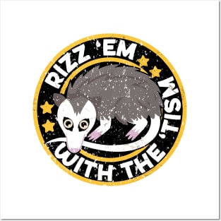 Autism Rizz Em With The Tism Autistic Possum Posters and Art